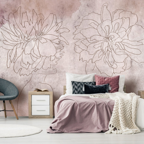 Fototapeet - Floristic Fresco - 250x175