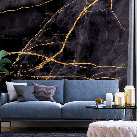Fototapeet - Golden Paths - 400x280