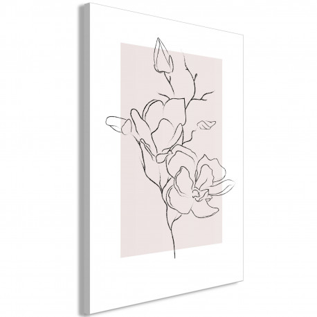 Seinapilt - Creamy Magnolia (1 Part) Vertical - 40x60