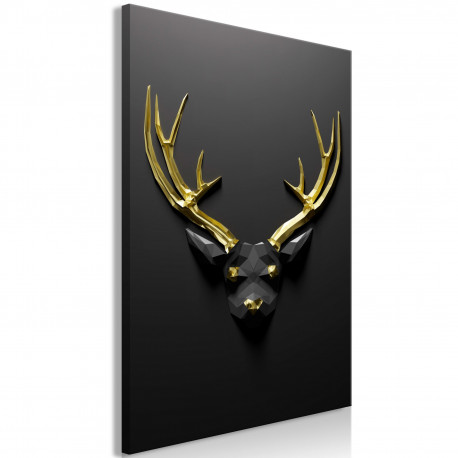 Seinapilt - Golden Antlers (1 Part) Vertical - 40x60