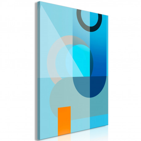 Seinapilt - Blue Surface (1 Part) Vertical - 40x60