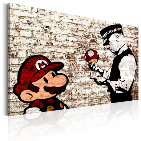 Seinapilt - Banksy: Torn Wall - 120x80