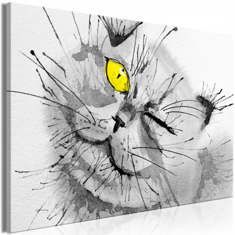 Seinapilt - Happy Look (1 Part) Wide Yellow - 120x80