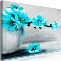 Seinapilt - Lightness of Light (1 Part) Wide Blue - 90x60
