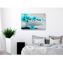 Seinapilt - Lightness of Light (1 Part) Wide Blue - 90x60