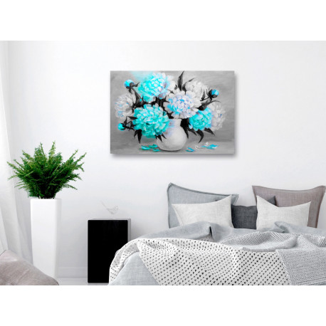 Seinapilt - Fragrant Colours (1 Part) Wide Blue - 120x80