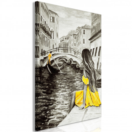 Seinapilt - Far Dreams (1 Part) Vertical Yellow - 80x120