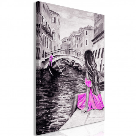Seinapilt - Far Dreams (1 Part) Vertical Pink - 60x90