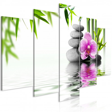 Seinapilt - Water Garden (5 Parts) Wide - 200x100