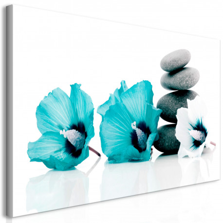 Seinapilt - Calm Mallow (1 Part) Turquoise - 70x35