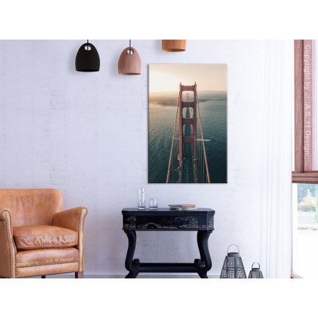 Seinapilt - Golden Gate Bridge (1 Part) Vertical - 60x90
