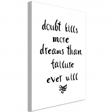 Seinapilt - Doubts and Dreams (1 Part) Vertical - 40x60