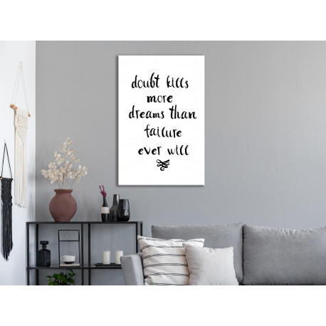 Seinapilt - Doubts and Dreams (1 Part) Vertical - 80x120