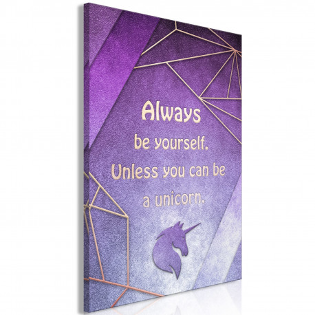 Seinapilt - Be Yourself (1 Part) Vertical - 80x120