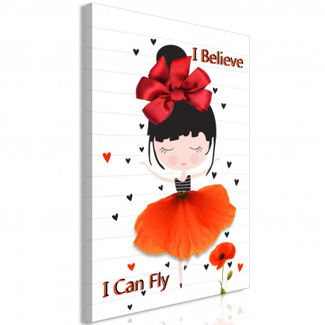 Seinapilt - I Believe I Can Fly (1 Part) Vertical - 80x120