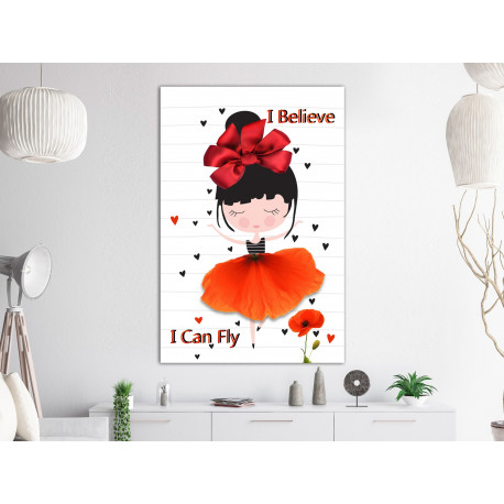 Seinapilt - I Believe I Can Fly (1 Part) Vertical - 40x60