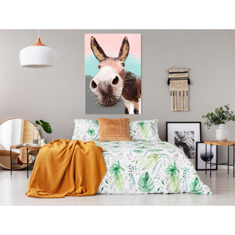 Seinapilt - Curious Donkey (1 Part) Vertical - 60x90