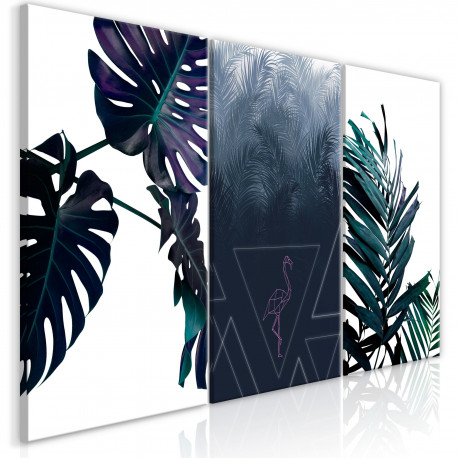 Seinapilt - Cool Leaves (3 Parts) - 120x60