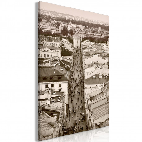 Seinapilt - Cracow: Florianska Street (1 Part) Vertical - 40x60
