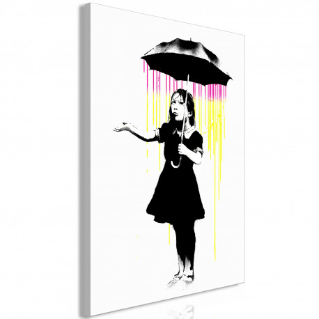Seinapilt - Girl with Umbrella (1 Part) Vertical - 80x120