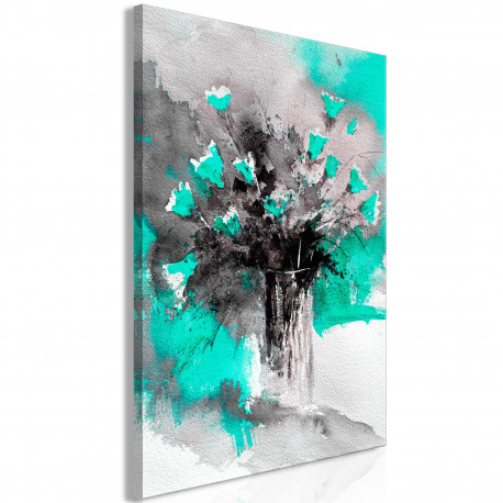Seinapilt - Bouquet of Colours (1 Part) Vertical Green - 80x120