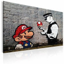Seinapilt - Mario and Cop by Banksy - 60x40