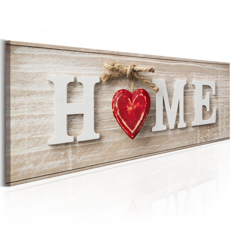 Seinapilt - Home: Red - 120x40