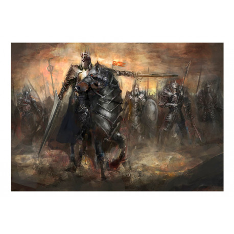 Fototapeet - Black rider - 100x70