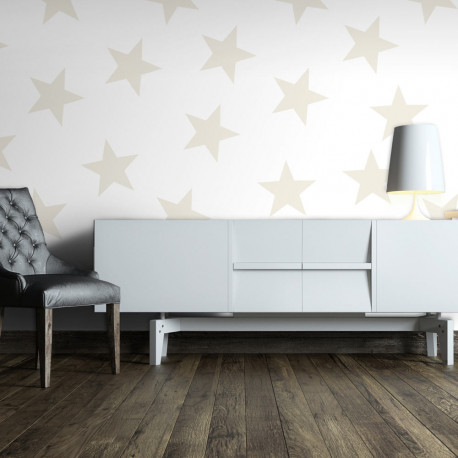 Fototapeet - Beige Star - 150x105
