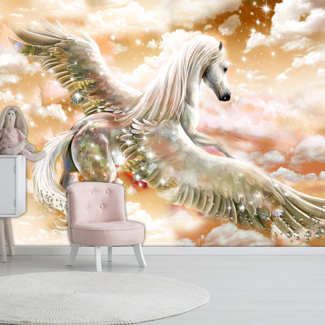 Fototapeet - Pegasus (Orange) - 200x140