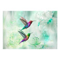 Fototapeet - Colourful Hummingbirds (Green) - 350x245