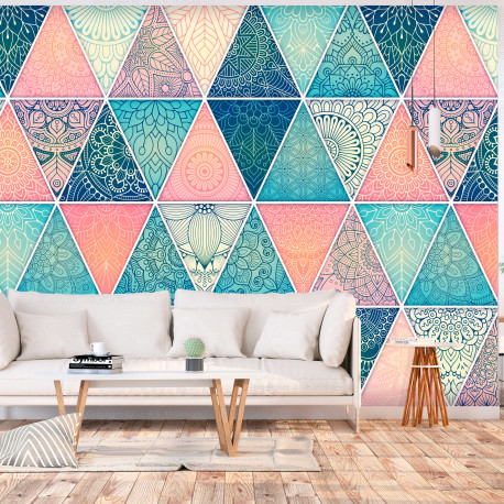 Fototapeet - Oriental Triangles - 150x105