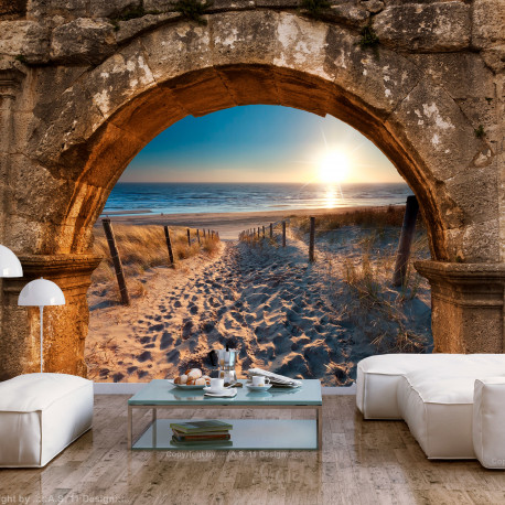 Fototapeet - Arch and Beach - 150x105