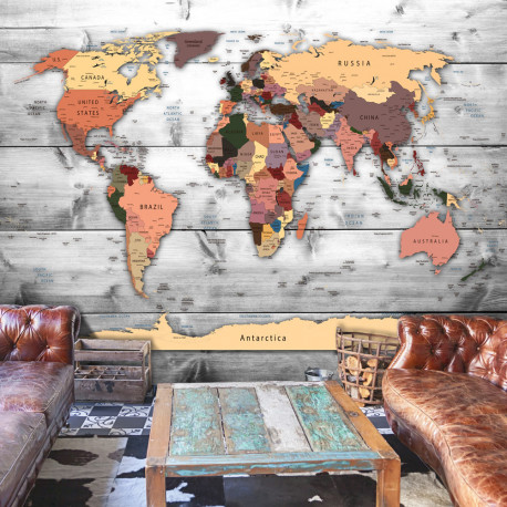 Fototapeet - Direction: World - 150x105