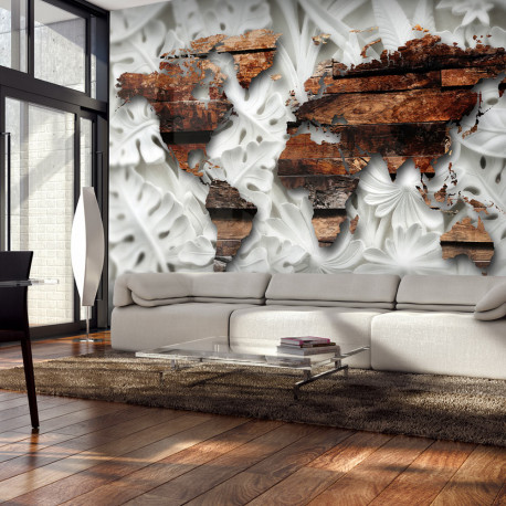 Fototapeet - Alabastrine Map - 400x280