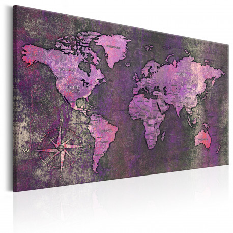 Seinapilt - Amethyst Map - 120x80