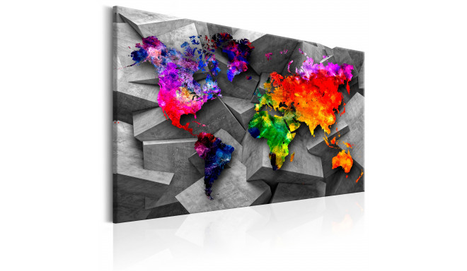 Seinapilt - Cubic World - 120x80