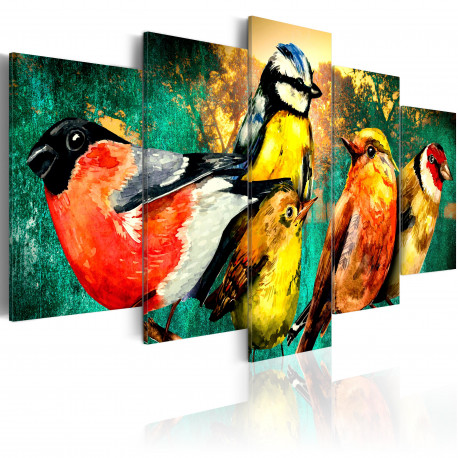 Seinapilt - Birds Meeting - 100x50