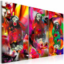 Seinapilt - Crazy Monkeys - triptych - 120x80
