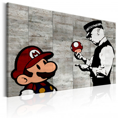 Seinapilt - Banksy on Concrete - 120x80