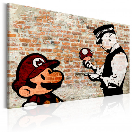 Seinapilt - Banksy: Police Caution - 90x60