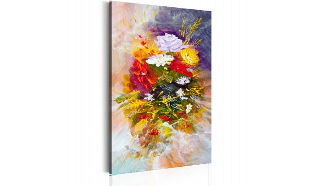 Seinapilt - August Flowers - 80x120