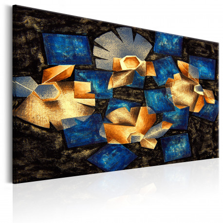 Seinapilt - Geometrical Flowers - 90x60