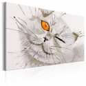 Seinapilt - Grey Cat - 120x80