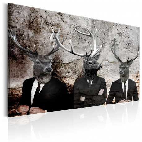 Seinapilt - Deer in Suits - 90x60