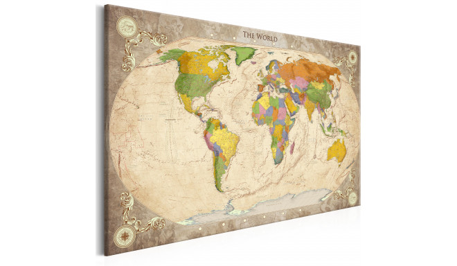 Seinapilt - Map and Ornaments - 120x80