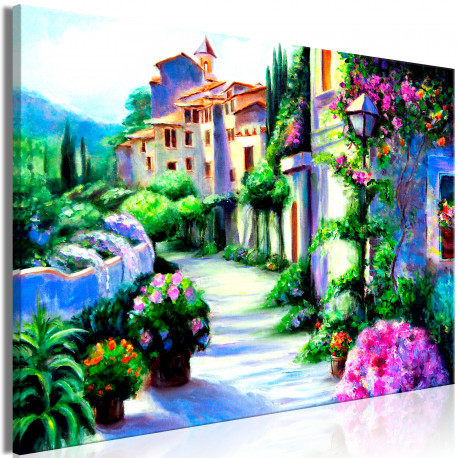 Seinapilt - Flower Street (1 Part) Wide - 90x60