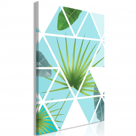 Seinapilt - Geometric Palm (1 Part) Vertical - 40x60