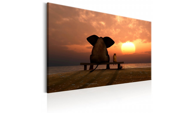 Seinapilt - Evening Rest - 60x40