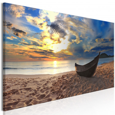Seinapilt - Boat on the Beach (1 Part) Narrow - 150x50